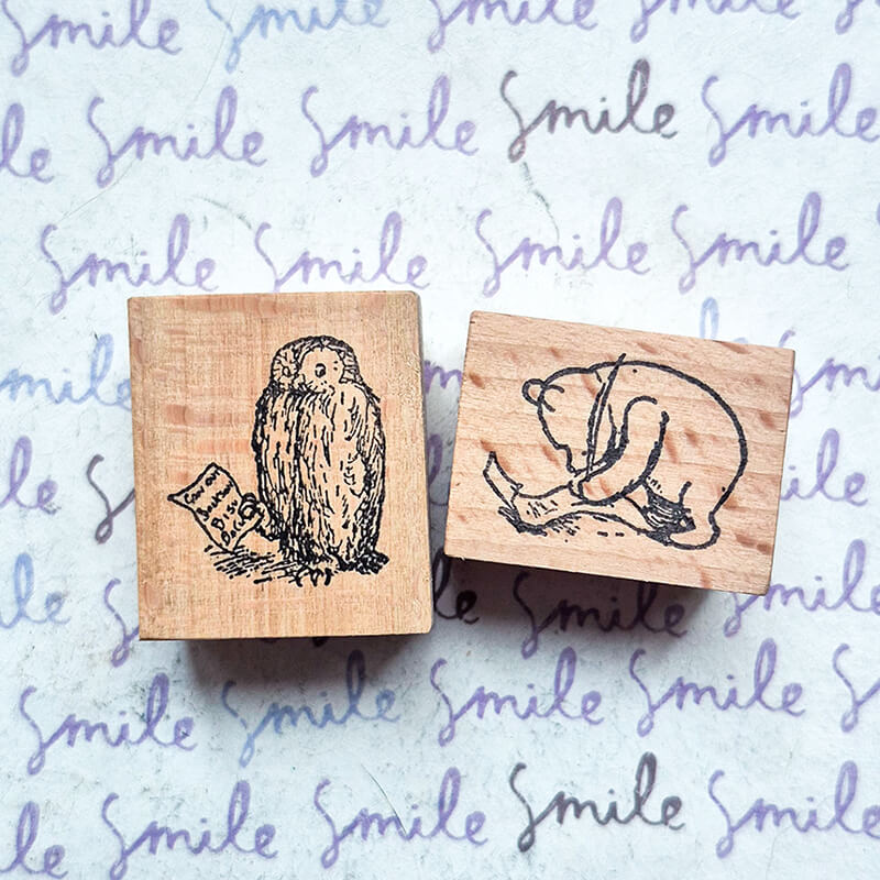 Penpal Love Writing Letters Scrapbooking Wooden Stamp