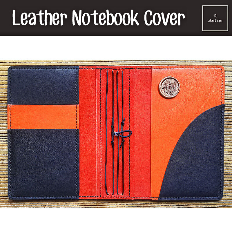 R.atelier B6 / B6 Slim TN Leather Folio | Persimmon