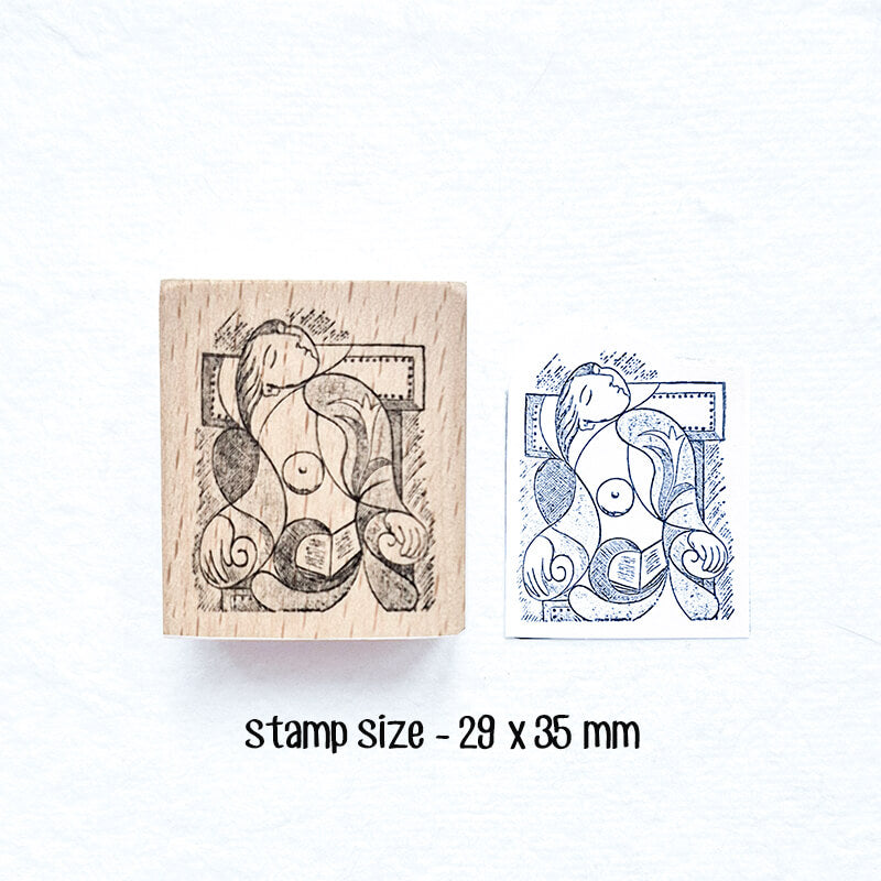 Modern Art Artists Scrapbooking Stamp
