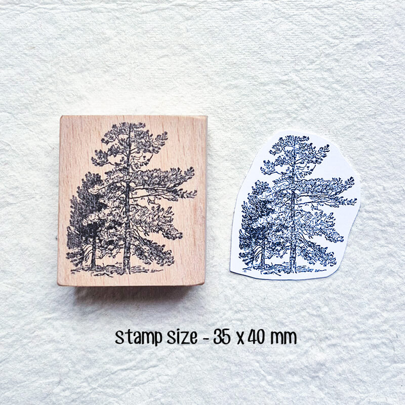 Childhood Nostalgia Memories Scrapbooking Wooden Stamp