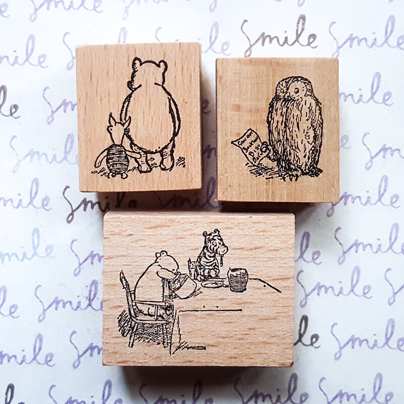 Little Bear Story Scrapbooking Wooden Stamp