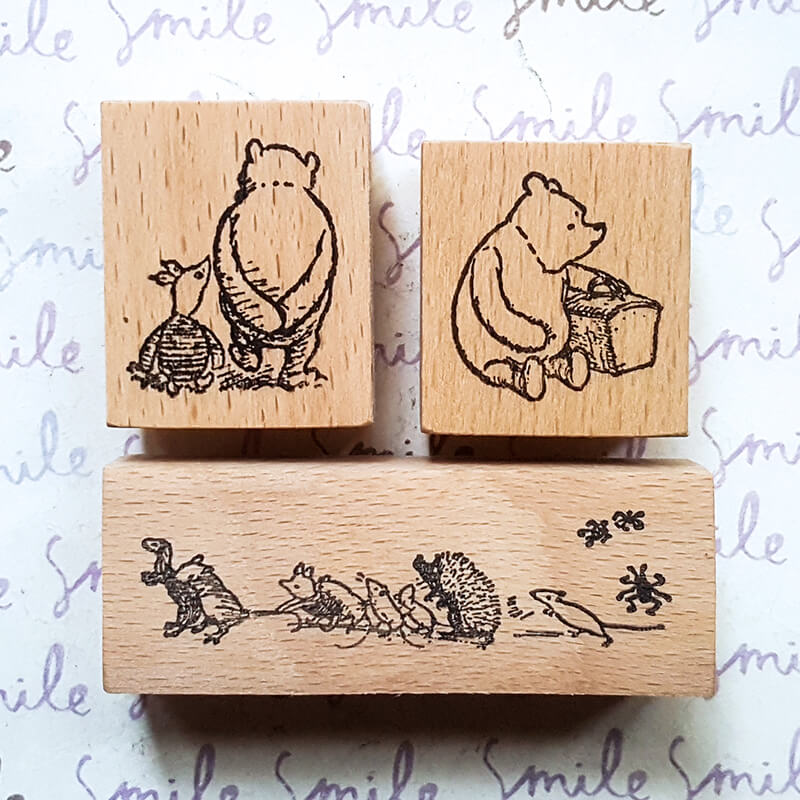 Little Bear Story Scrapbooking Wooden Stamp