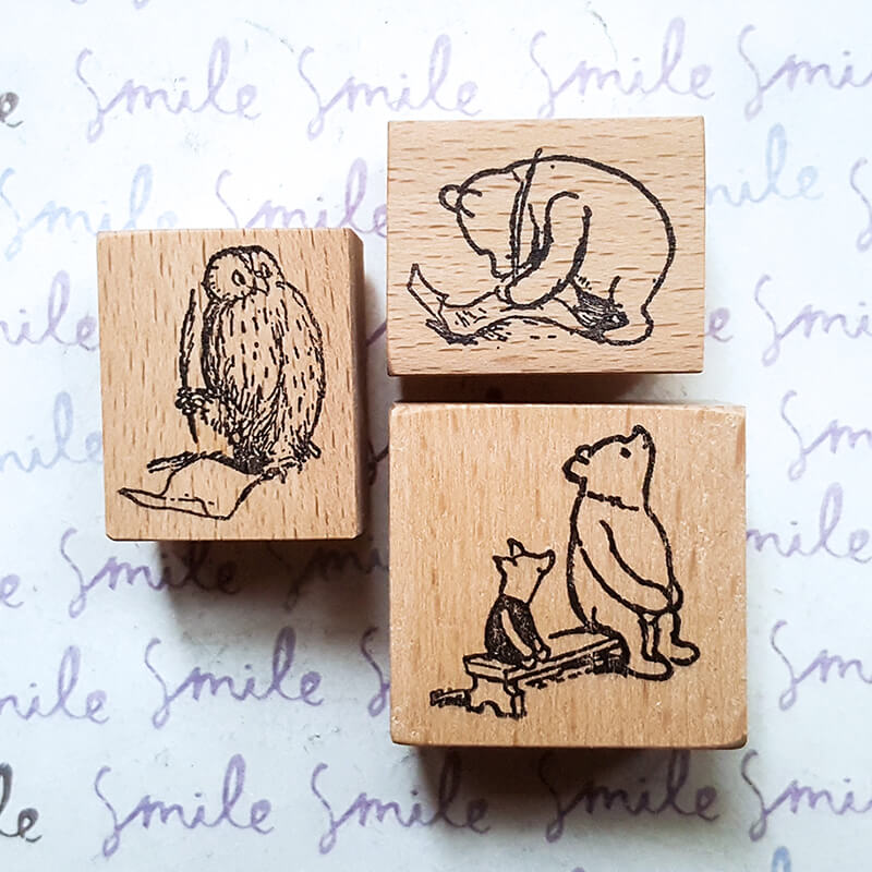 Little Bear Story Scrapbooking Wooden Stamp