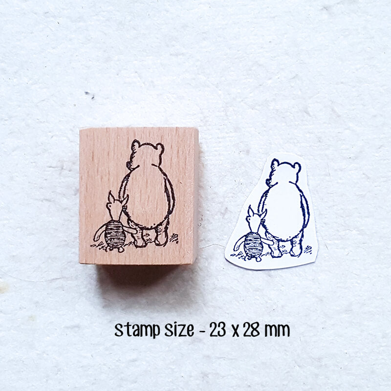 Little Bear Story Scrapbooking Wooden Stamp