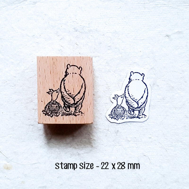 Little Bear Story Scrapbooking Wooden Stamp