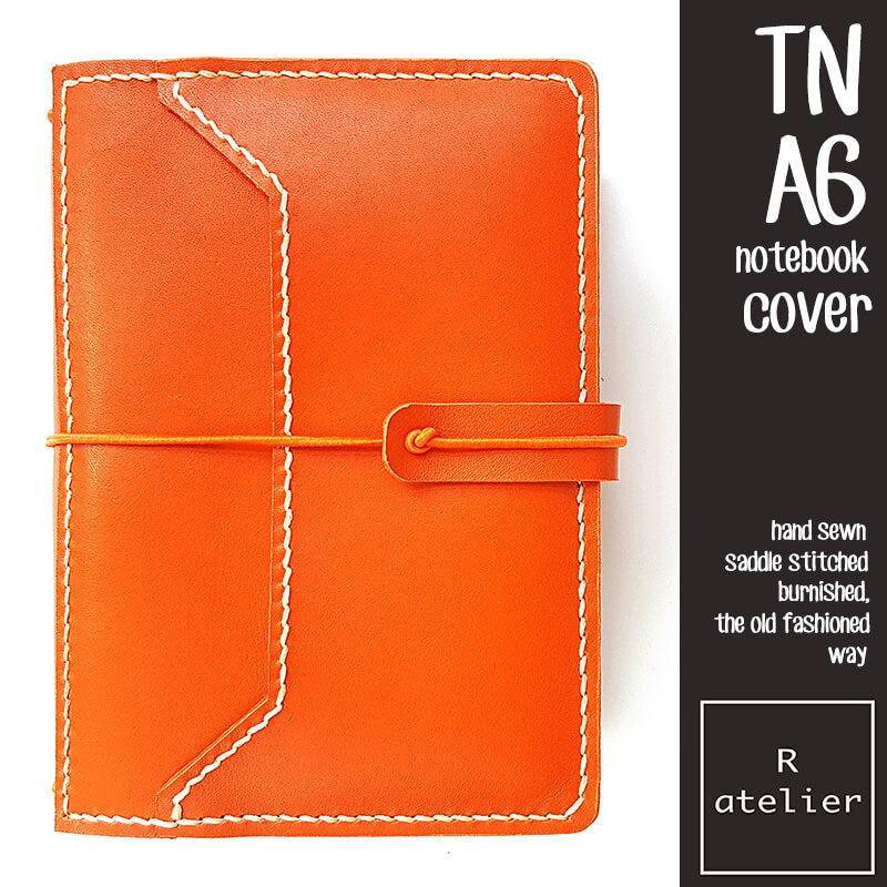 R.atelier A6 TN Leather Notebook Journal Cover Folio