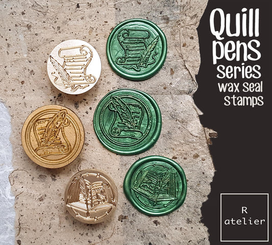 Quill Pens Series Wax Seal Stamps