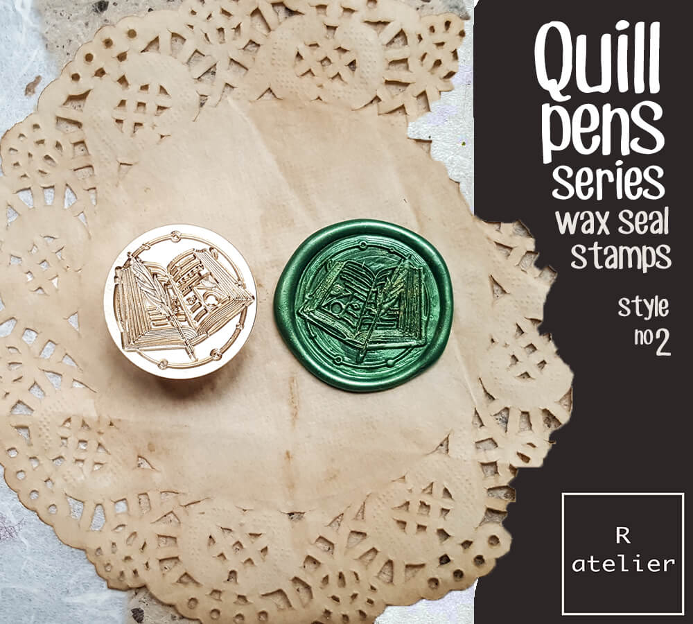 Quill Pens Series Wax Seal Stamps