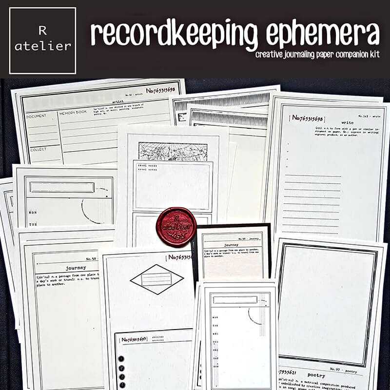 Recordkeeping Scrapbooking Paper Ephemera