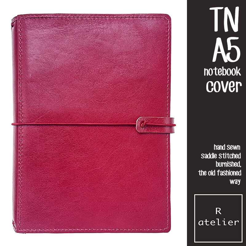 R.atelier A5 TN Leather Notebook Journal Cover Folio