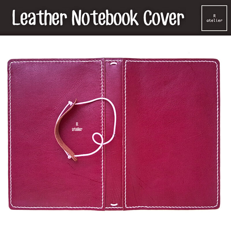 R.atelier B6 / B6 Slim TN Leather Folio | Red Wine