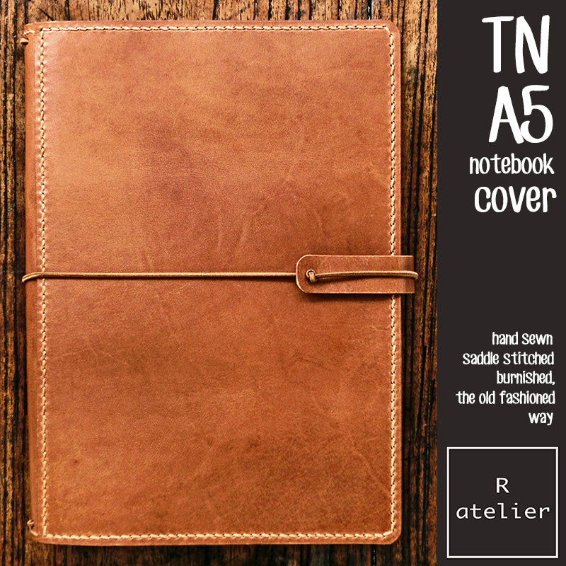 R.atelier A5 TN Leather Notebook Journal Cover Folio