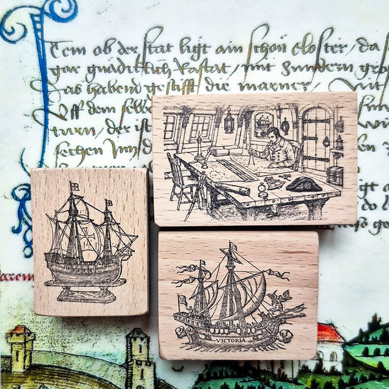 The Age of Discovery Junk Journaling Ephemera Scrapbooking Box