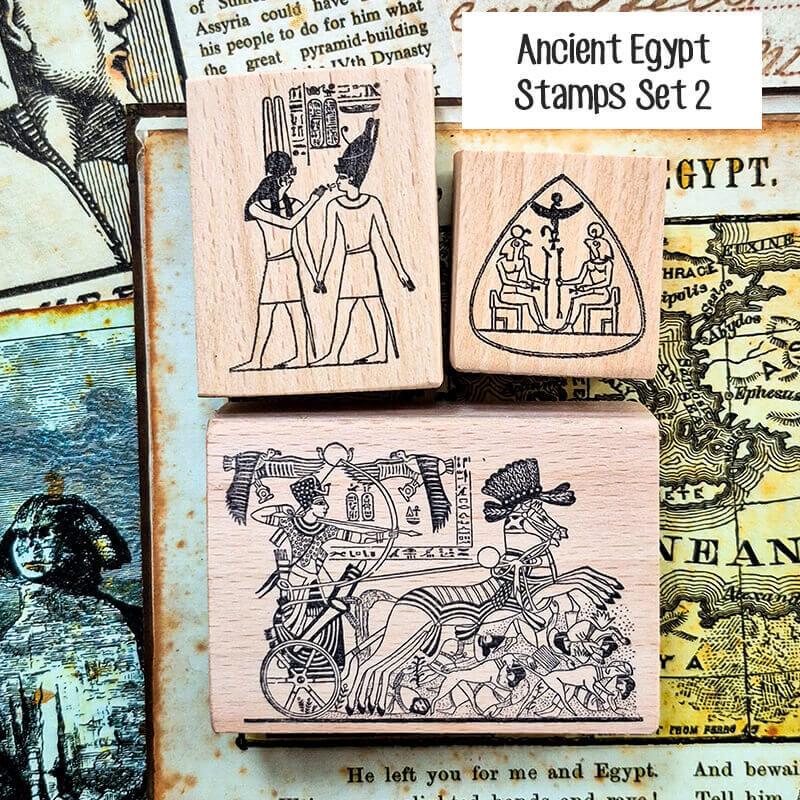 Ancient Egypt Tales from the Nile (2) Ephemera Junk Journal Scrapbooking Box