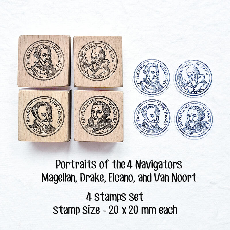 Tall Ships Galleons Age of Discovery Scrapbooking Stamp