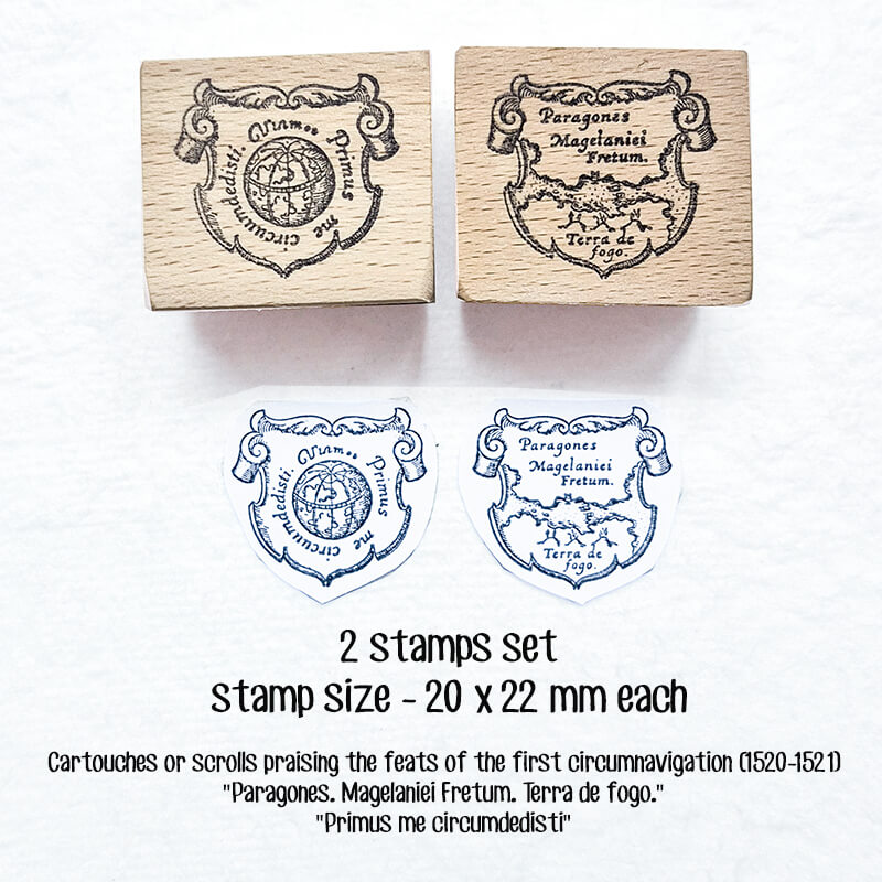 Tall Ships Galleons Age of Discovery Scrapbooking Stamp