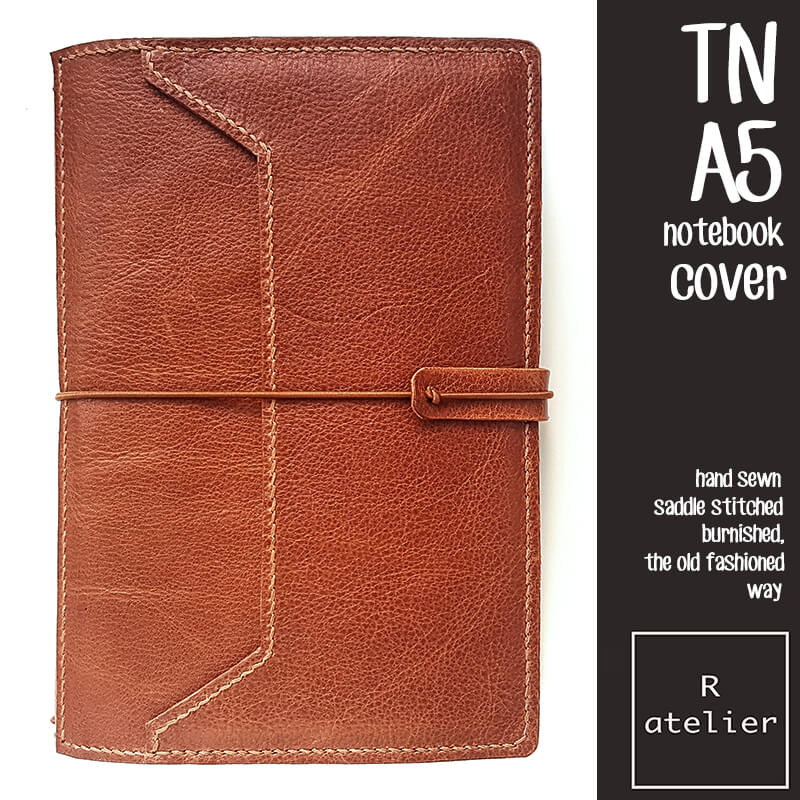 R.atelier A5 TN Leather Notebook Journal Cover Folio