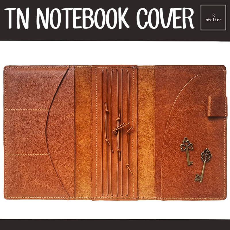 R.atelier A5 TN Leather Notebook Journal Cover Folio