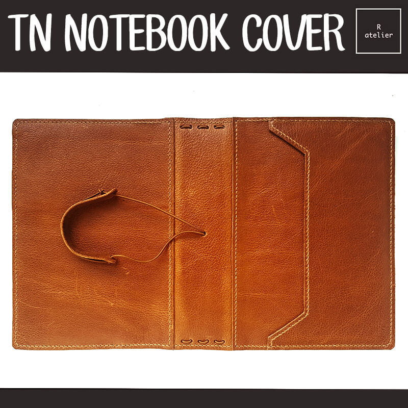 R.atelier A5 TN Leather Notebook Journal Cover Folio