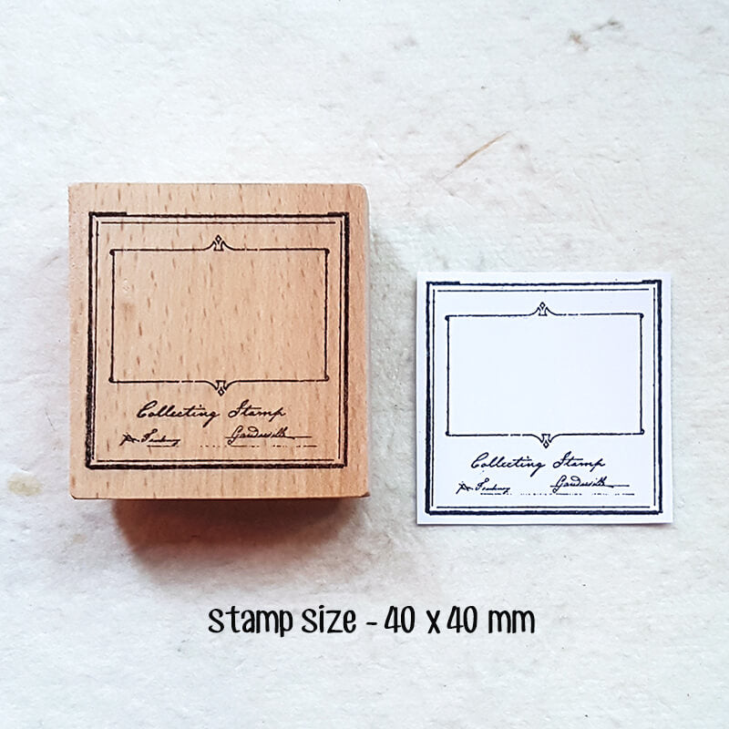 Labels and Tags Scrapbooking Wooden Stamp