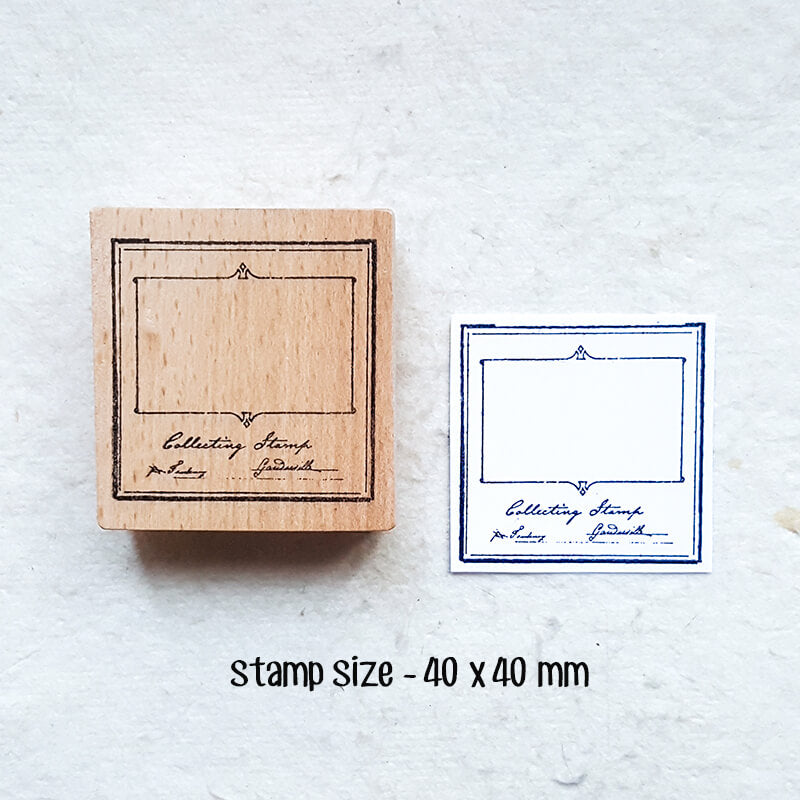 Frames Labels Borders Scrapbooking Wooden Stamps