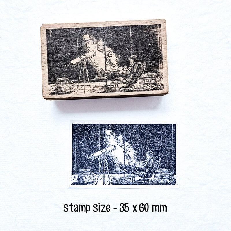Adventure China Travelogue Scrapbooking Wooden Stamp