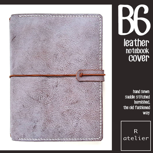 R.atelier B6 / B6 Slim TN Leather Notebook Folio Cover | Taupe