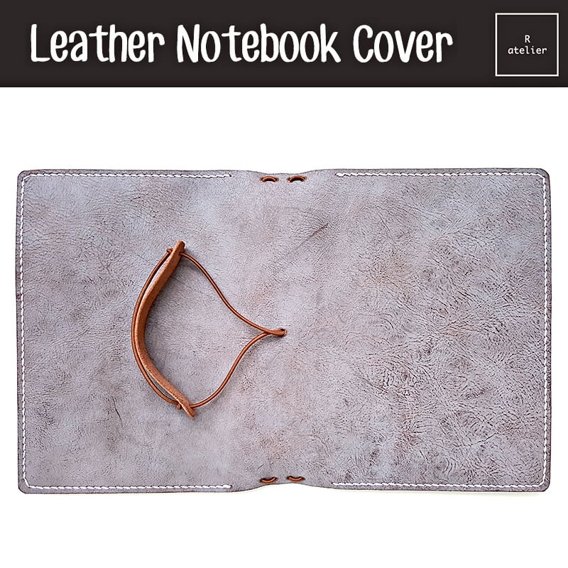 R.atelier B6 / B6 Slim TN Leather Notebook Folio Cover | Taupe