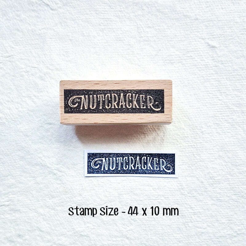 Nutcracker Story Christmas Tale Scrapbooking Wooden Stamp