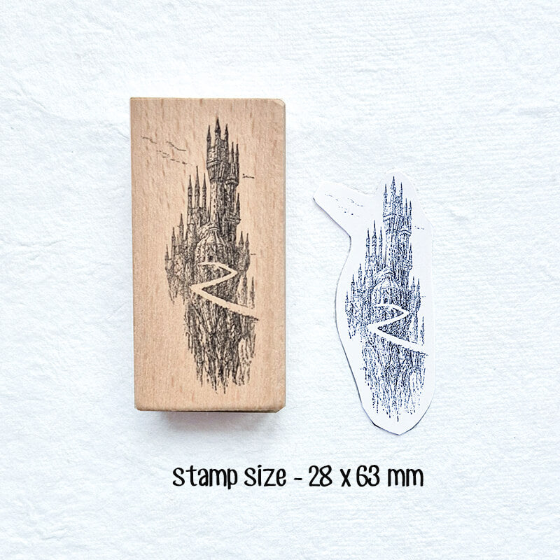 Wizard & Knight, Dungeons & Dragons Fantasy World Scrapbooking Stamp
