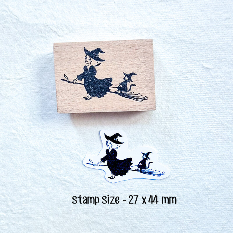 Halloween Trick-or-Treat Hocus Pocus Scrapbooking Wooden Stamps
