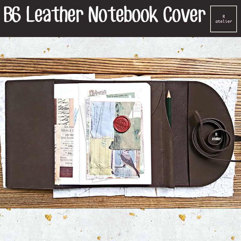 R.atelier B6 Stalogy Trifold Leather Cover