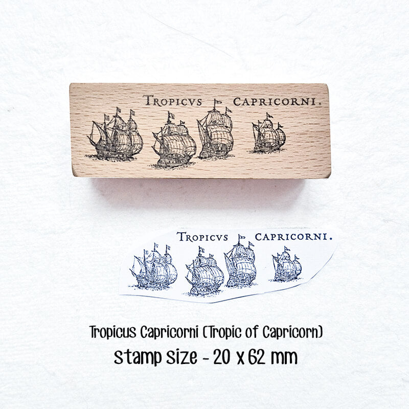 Tall Ships Galleons Age of Discovery Scrapbooking Stamp