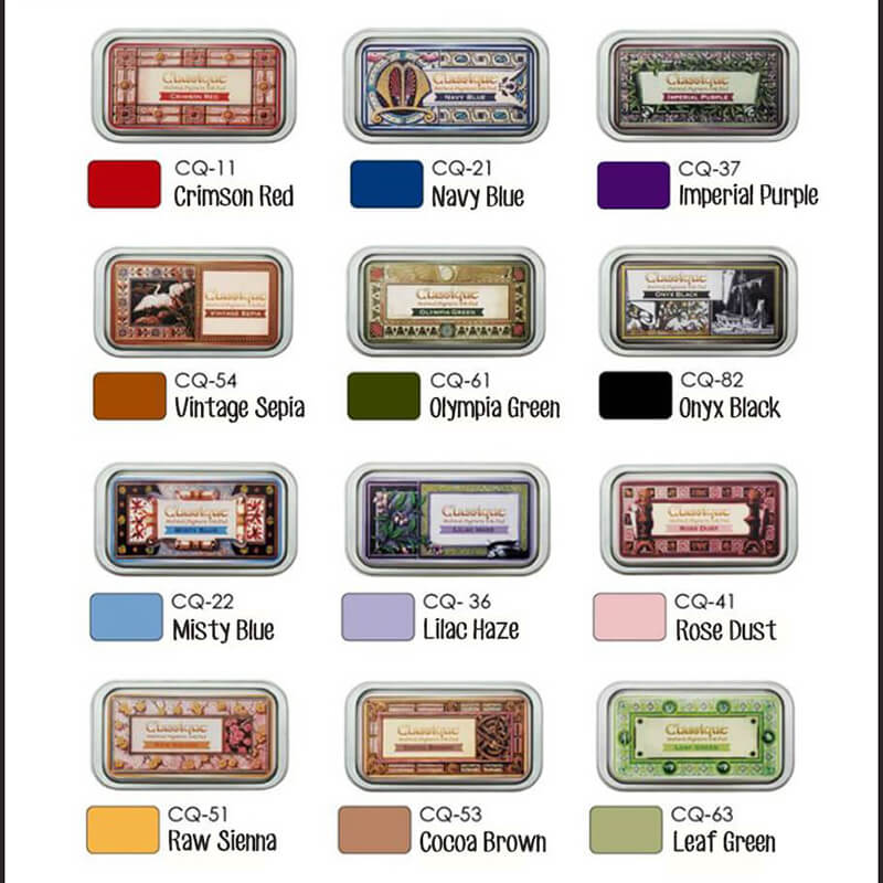 Tsukineko Classique Archival Pigment Scrapbooking Ink Pads