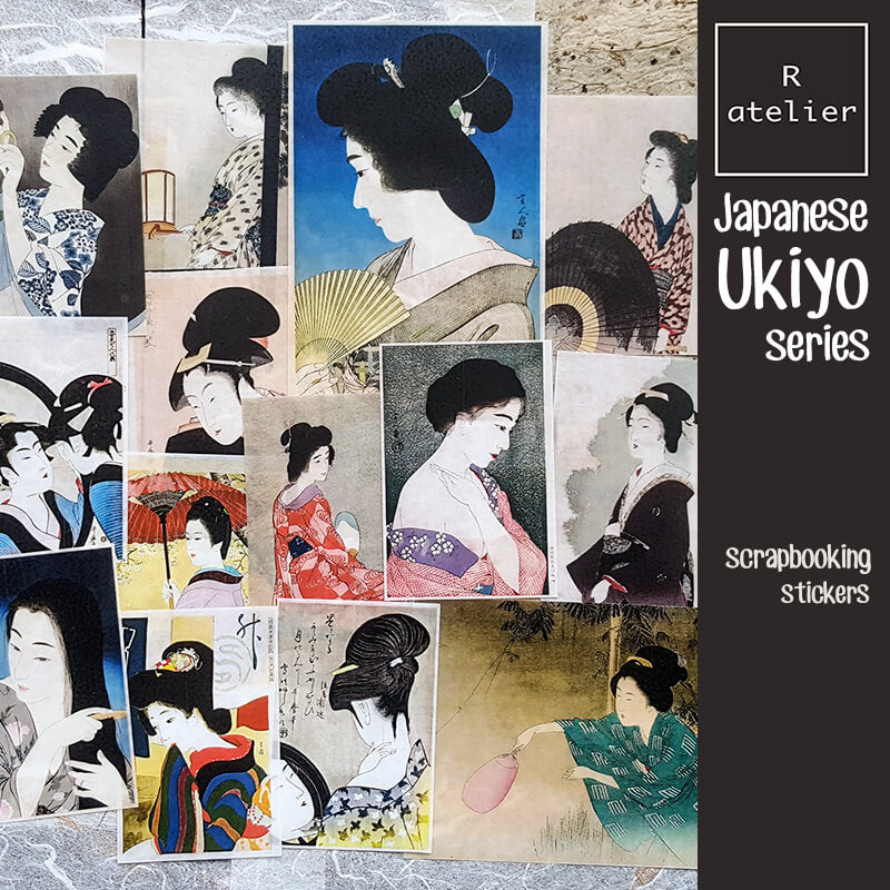 Ukiyo Series Scrapbooking Washi Stickers