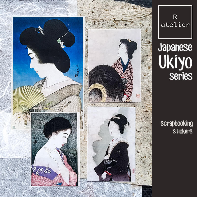 Ukiyo Series Scrapbooking Washi Stickers