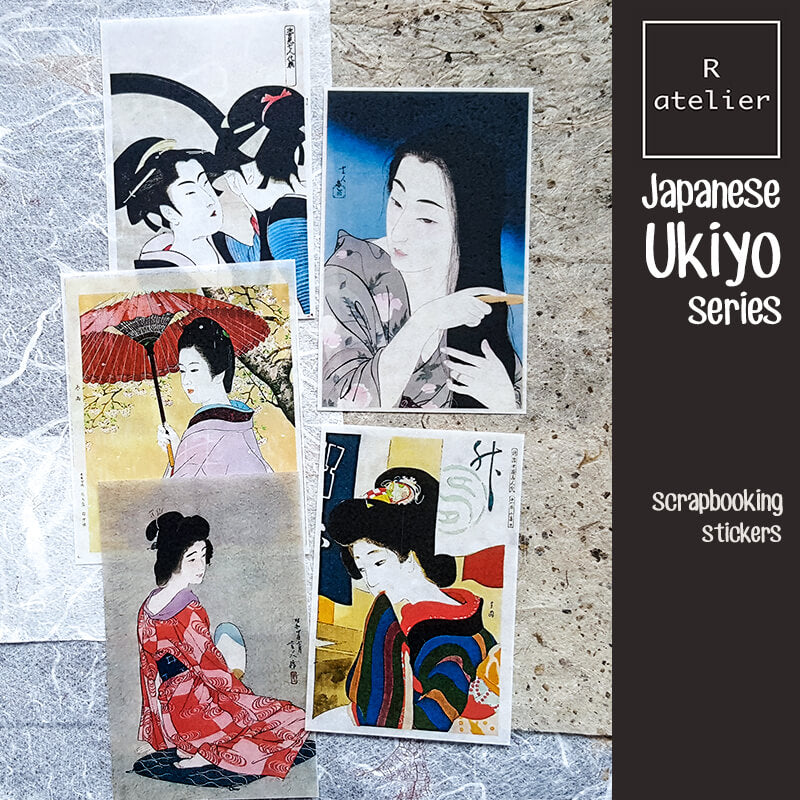 Ukiyo Series Scrapbooking Washi Stickers