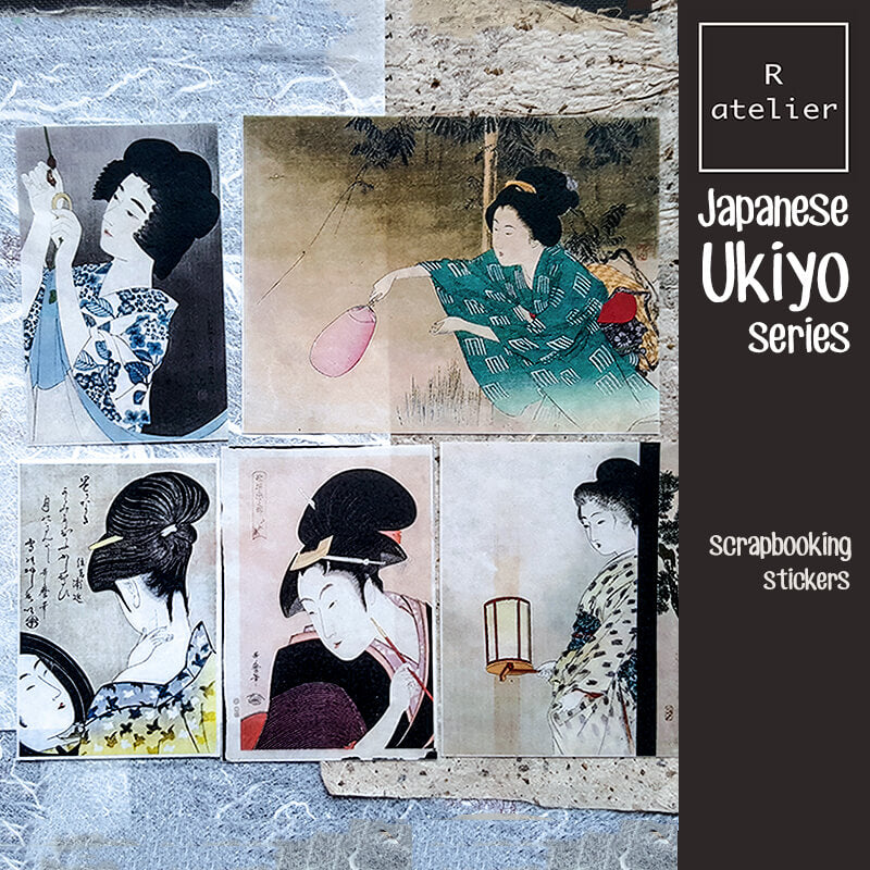 Ukiyo Series Scrapbooking Washi Stickers