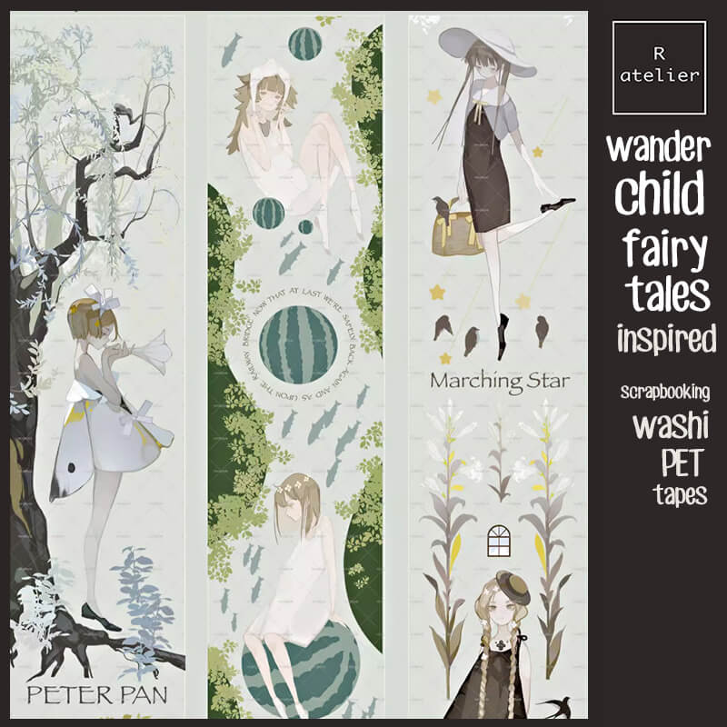 wanderchild Scrapbooking PET Washi Tape