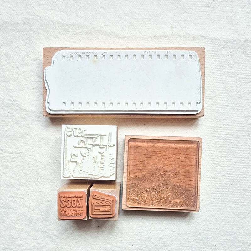 Bargain Pre-loved Scrapbooking Wooden Stamps