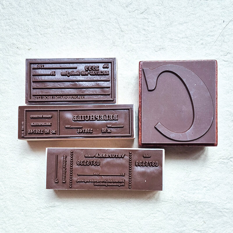 Bargain Pre-loved Scrapbooking Wooden Stamps