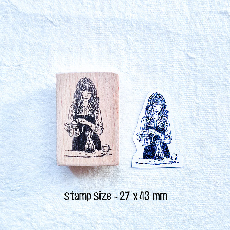 Daily Life Cats Books Coffee Scrapbooking Wooden Stamp