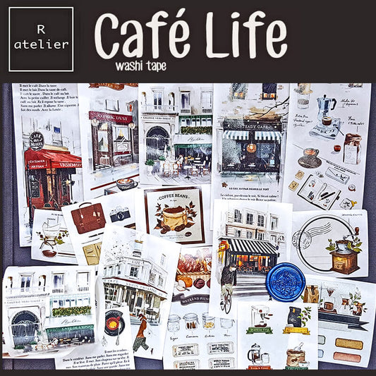 Café Life Series Scrapbooking Washi Tape