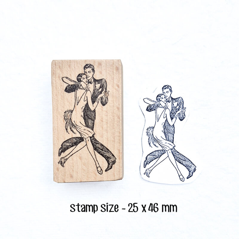New York Roaring 20s Jazz Broadway Gatsby Scrapbooking Wooden Stamp
