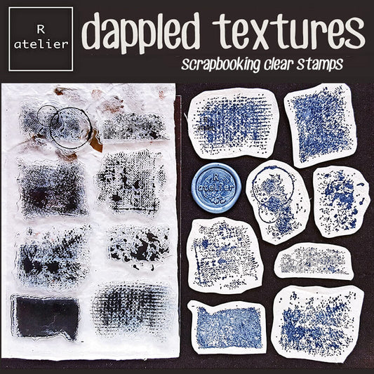 dappled textures Scrapbooking Clear Stamps