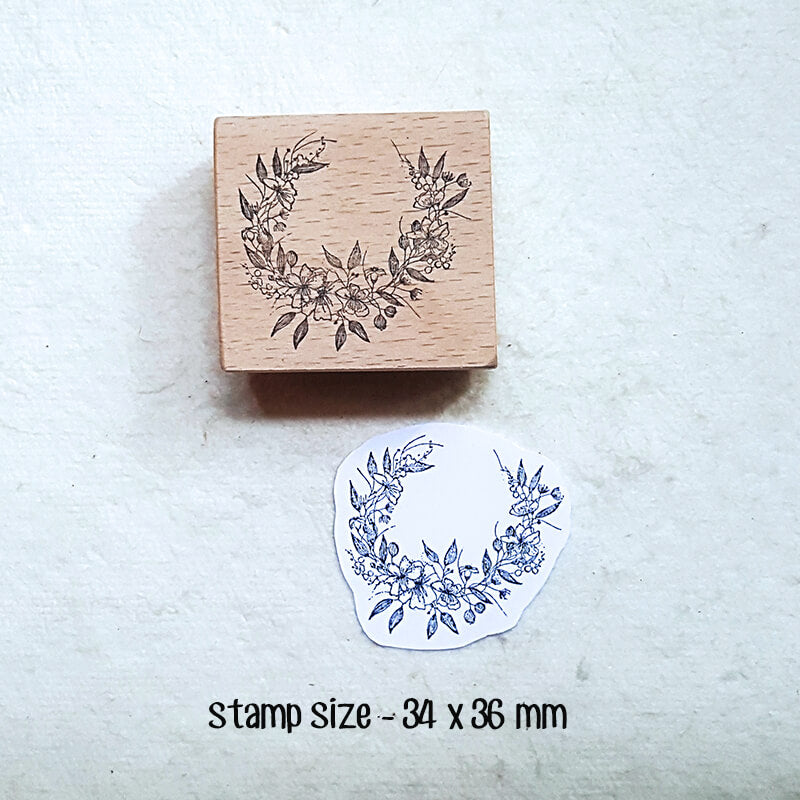 Trailing Hanging House Plant Scrapbooking Wooden Stamp