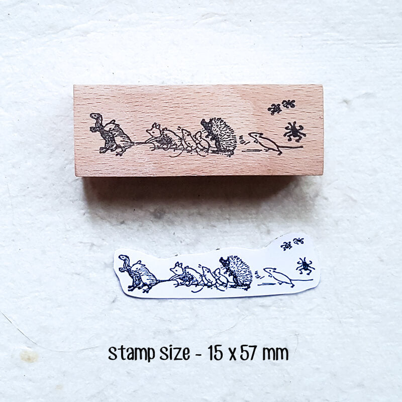 Little Bear Story Scrapbooking Wooden Stamp