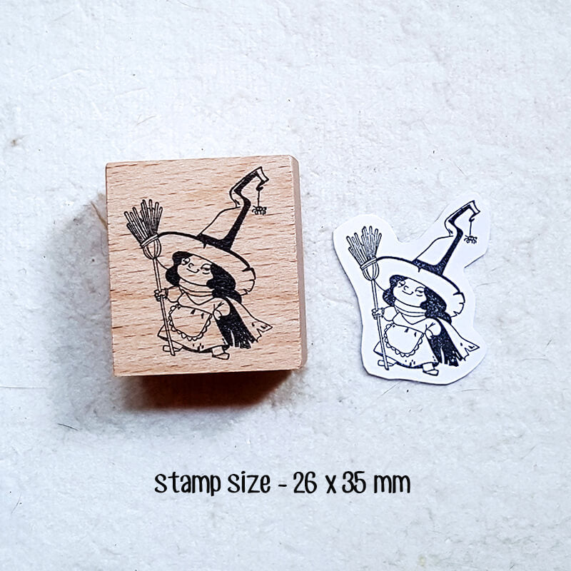 Halloween Trick-or-Treat Hocus Pocus Scrapbooking Wooden Stamps