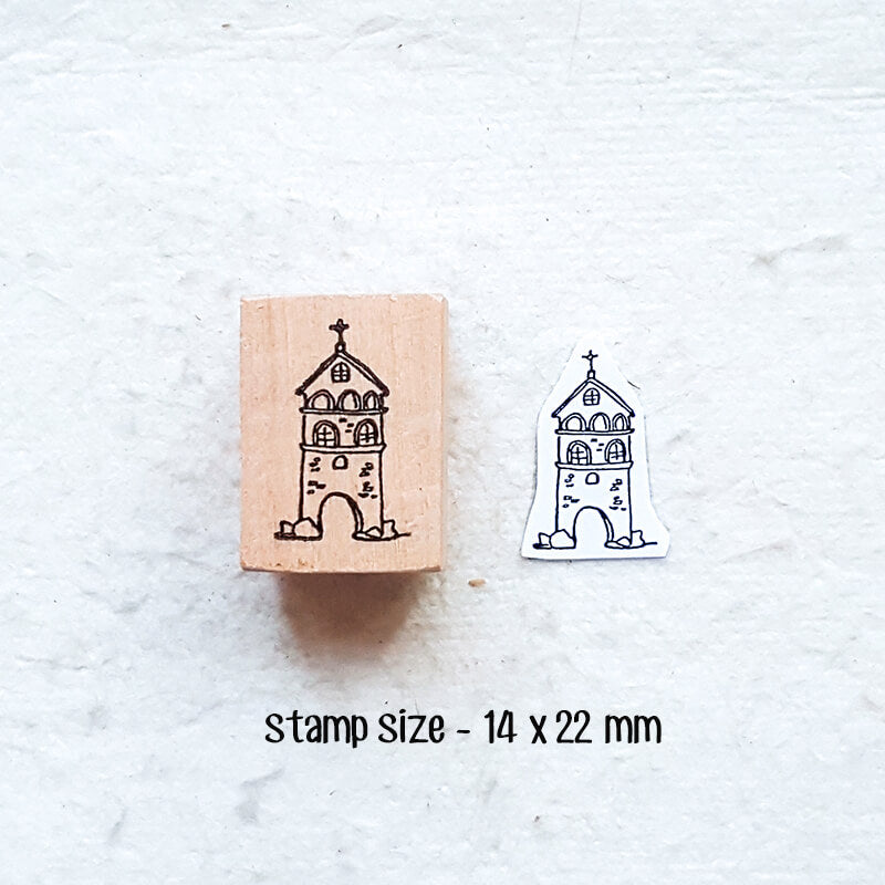 Townhomes Brownstones Houses Scrapbooking Wooden Stamp