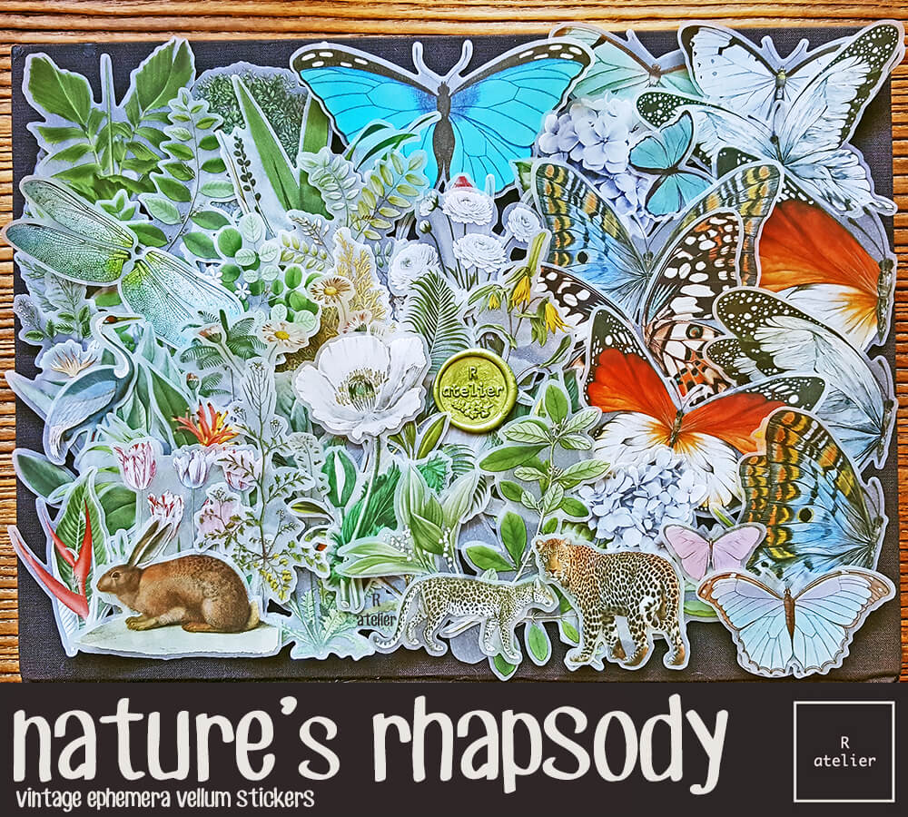 nature's rhapsody | Vellum Stickers